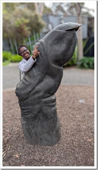 At the entrance of Adelaide Zoo