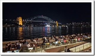 Sydney Harbour Bridge by night