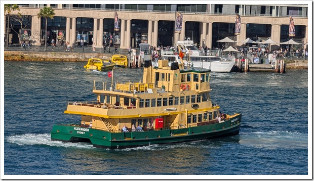 Traditional ferry boat Sydney harbour